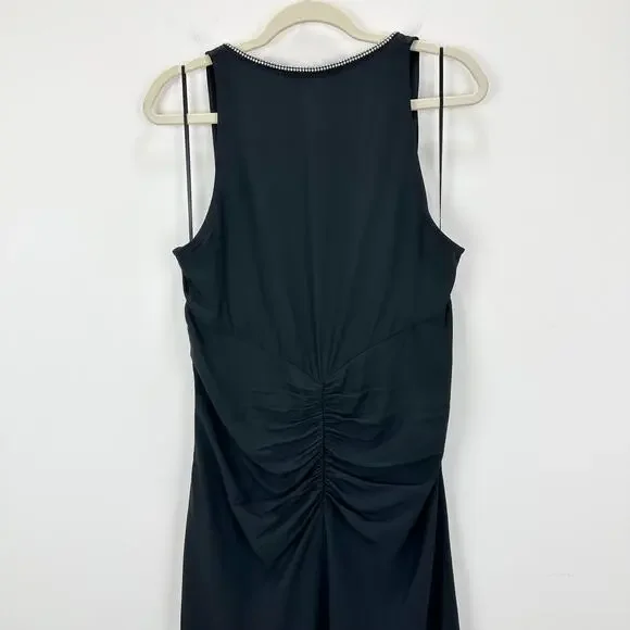 J.Crew Collection Full Length Embellished Ruched Dress Black Formal US 14 NWT - Picture 15 of 15